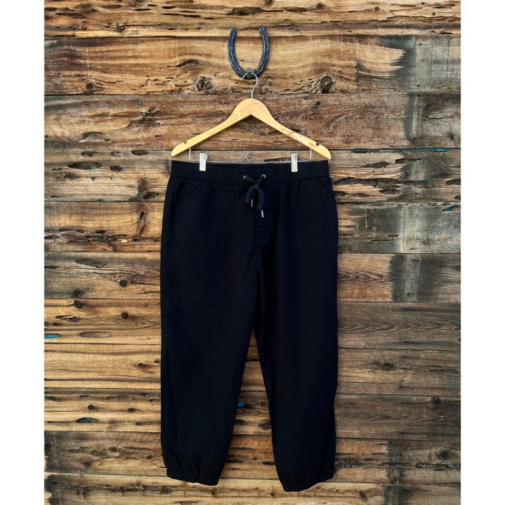 JAMES PERSE | Women’s Black Cotton Pull On Jogger Pants 4 XL